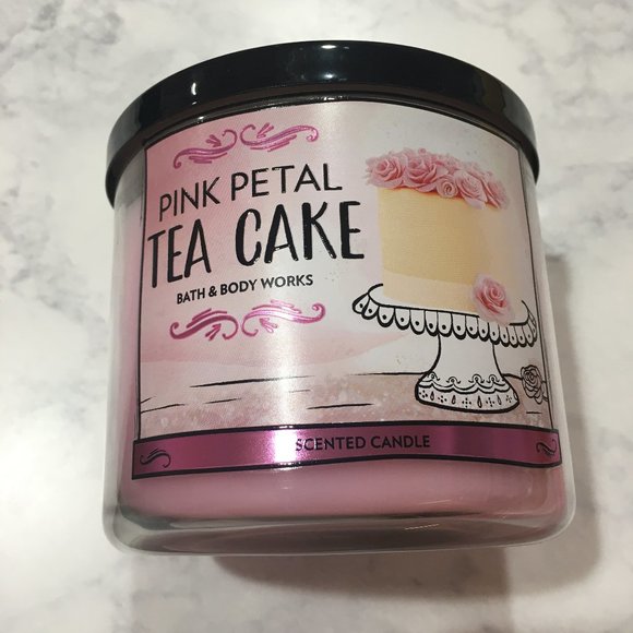 Bath & Body Works Other - Bath & Body Works Pink Petal Tea Cake Candle